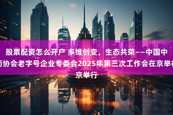 股票配资怎么开户 多维创变，生态共荣——中国中药协会老字号企业专委会2025年第三次工作会在京举行